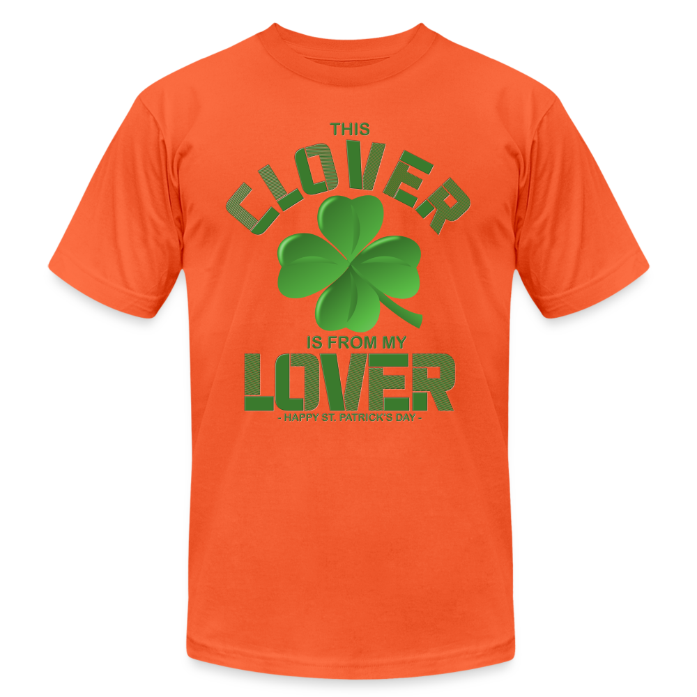 This Clover Is From My Lover, St Patrick Day Shirt, Shamrock Shirt, Irish Shirt, Lucky Shirt, St Patricks Shirt, St Patricks Day Tee, St Patricks Day Gifts - orange