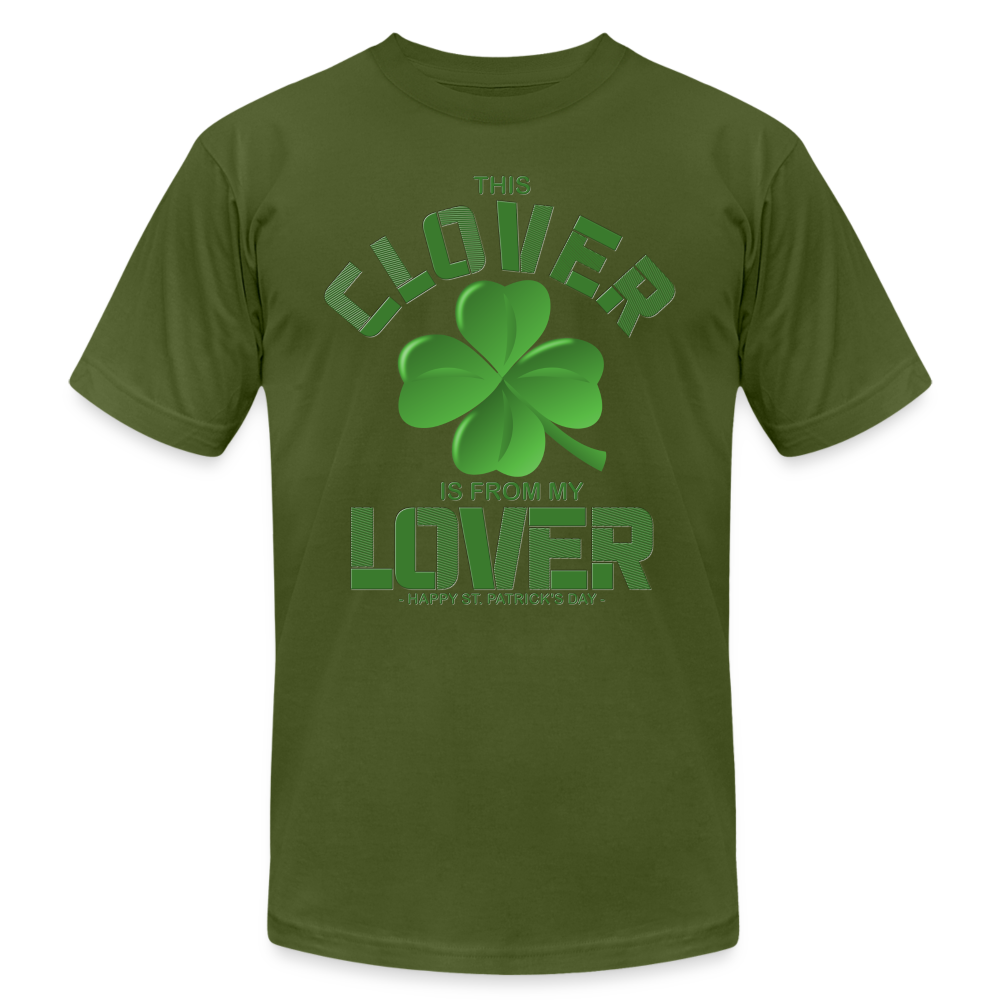 This Clover Is From My Lover, St Patrick Day Shirt, Shamrock Shirt, Irish Shirt, Lucky Shirt, St Patricks Shirt, St Patricks Day Tee, St Patricks Day Gifts - olive