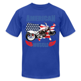 American Muscle Shirt, Motorcycle Shirt, Biker Shirt, Motorcycle Gift, Motorcycle Tshirt, Motorcycle Shirts, Motorcycle T Shirt, Biker Shirt - royal blue