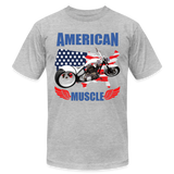 American Muscle Shirt, Motorcycle Shirt, Biker Shirt, Motorcycle Gift, Motorcycle Tshirt, Motorcycle Shirts, Motorcycle T Shirt, Biker Shirt - heather gray