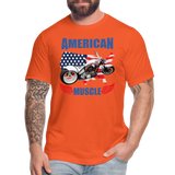 American Muscle Shirt, Motorcycle Shirt, Biker Shirt, Motorcycle Gift, Motorcycle Tshirt, Motorcycle Shirts, Motorcycle T Shirt, Biker Shirt - orange