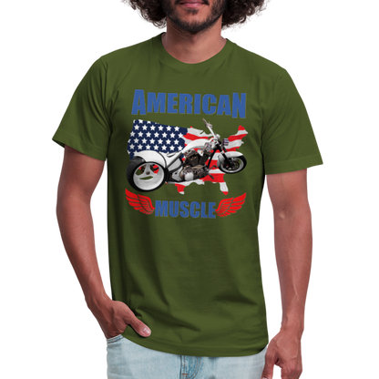 American Muscle Shirt, Motorcycle Shirt, Biker Shirt, Motorcycle Gift, Motorcycle Tshirt, Motorcycle Shirts, Motorcycle T Shirt, Biker Shirt - olive