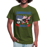 American Muscle Shirt, Motorcycle Shirt, Biker Shirt, Motorcycle Gift, Motorcycle Tshirt, Motorcycle Shirts, Motorcycle T Shirt, Biker Shirt - olive