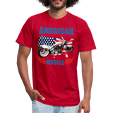 American Muscle Shirt, Motorcycle Shirt, Biker Shirt, Motorcycle Gift, Motorcycle Tshirt, Motorcycle Shirts, Motorcycle T Shirt, Biker Shirt - red