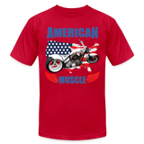 American Muscle Shirt, Motorcycle Shirt, Biker Shirt, Motorcycle Gift, Motorcycle Tshirt, Motorcycle Shirts, Motorcycle T Shirt, Biker Shirt - red