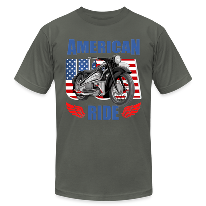American Ride Shirt, Motorcycle Shirt, Biker Shirt, Motorcycle Gift, Motorcycle Tshirt, Motorcycle Shirts, Motorcycle T Shirt, Biker Shirts - asphalt