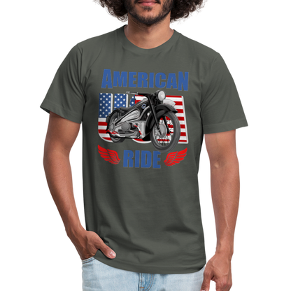 American Ride Shirt, Motorcycle Shirt, Biker Shirt, Motorcycle Gift, Motorcycle Tshirt, Motorcycle Shirts, Motorcycle T Shirt, Biker Shirts - asphalt