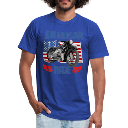American Ride Shirt, Motorcycle Shirt, Biker Shirt, Motorcycle Gift, Motorcycle Tshirt, Motorcycle Shirts, Motorcycle T Shirt, Biker Shirts - royal blue