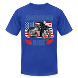 American Ride Shirt, Motorcycle Shirt, Biker Shirt, Motorcycle Gift, Motorcycle Tshirt, Motorcycle Shirts, Motorcycle T Shirt, Biker Shirts - royal blue