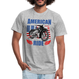 American Ride Shirt, Motorcycle Shirt, Biker Shirt, Motorcycle Gift, Motorcycle Tshirt, Motorcycle Shirts, Motorcycle T Shirt, Biker Shirts - heather gray