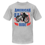 American Ride Shirt, Motorcycle Shirt, Biker Shirt, Motorcycle Gift, Motorcycle Tshirt, Motorcycle Shirts, Motorcycle T Shirt, Biker Shirts - heather gray