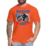 American Ride Shirt, Motorcycle Shirt, Biker Shirt, Motorcycle Gift, Motorcycle Tshirt, Motorcycle Shirts, Motorcycle T Shirt, Biker Shirts - orange