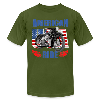 American Ride Shirt, Motorcycle Shirt, Biker Shirt, Motorcycle Gift, Motorcycle Tshirt, Motorcycle Shirts, Motorcycle T Shirt, Biker Shirts - olive