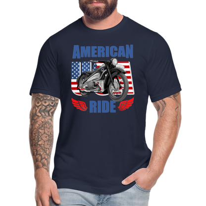 American Ride Shirt, Motorcycle Shirt, Biker Shirt, Motorcycle Gift, Motorcycle Tshirt, Motorcycle Shirts, Motorcycle T Shirt, Biker Shirts - navy