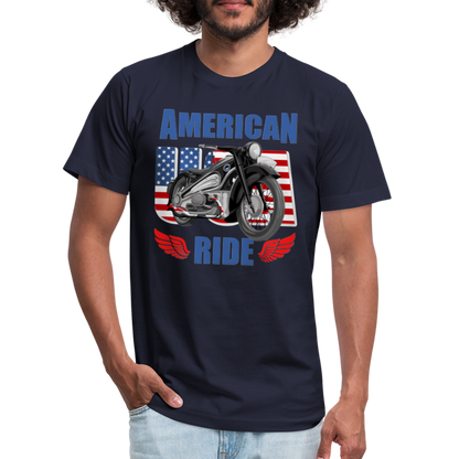 American Ride Shirt, Motorcycle Shirt, Biker Shirt, Motorcycle Gift, Motorcycle Tshirt, Motorcycle Shirts, Motorcycle T Shirt, Biker Shirts - navy