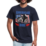 American Ride Shirt, Motorcycle Shirt, Biker Shirt, Motorcycle Gift, Motorcycle Tshirt, Motorcycle Shirts, Motorcycle T Shirt, Biker Shirts - navy