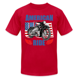 American Ride Shirt, Motorcycle Shirt, Biker Shirt, Motorcycle Gift, Motorcycle Tshirt, Motorcycle Shirts, Motorcycle T Shirt, Biker Shirts - red