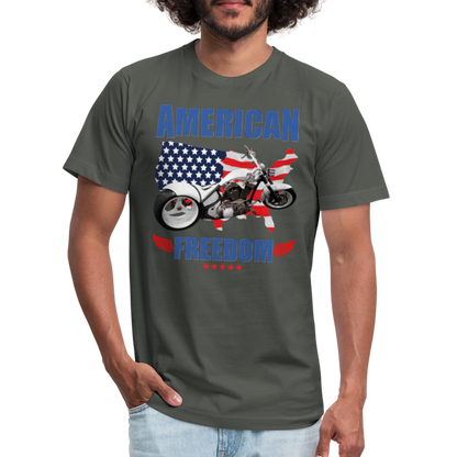 American Freedom Shirt, Motorcycle Shirt, Biker Shirt, Motorcycle Gift, Motorcycle Tshirt, Motorcycle Shirts, Motorcycle T Shirt, Biker Shirt - asphalt