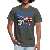 American Freedom Shirt, Motorcycle Shirt, Biker Shirt, Motorcycle Gift, Motorcycle Tshirt, Motorcycle Shirts, Motorcycle T Shirt, Biker Shirt - asphalt