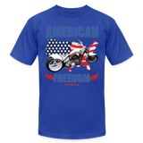 American Freedom Shirt, Motorcycle Shirt, Biker Shirt, Motorcycle Gift, Motorcycle Tshirt, Motorcycle Shirts, Motorcycle T Shirt, Biker Shirt - royal blue