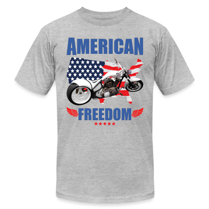 American Freedom Shirt, Motorcycle Shirt, Biker Shirt, Motorcycle Gift, Motorcycle Tshirt, Motorcycle Shirts, Motorcycle T Shirt, Biker Shirt - heather gray