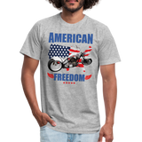 American Freedom Shirt, Motorcycle Shirt, Biker Shirt, Motorcycle Gift, Motorcycle Tshirt, Motorcycle Shirts, Motorcycle T Shirt, Biker Shirt - heather gray