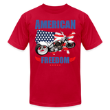 American Freedom Shirt, Motorcycle Shirt, Biker Shirt, Motorcycle Gift, Motorcycle Tshirt, Motorcycle Shirts, Motorcycle T Shirt, Biker Shirt - red