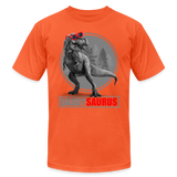 Daddy Saurus Shirt, Daddy Shirt, Fathers Day Shirt, New Dad Shirt, Funny Dad Shirt, Gift For Father, Best Dad Shirt, Dada Shirt, Papa Shirt - orange