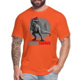 Daddy Saurus Shirt, Daddy Shirt, Fathers Day Shirt, New Dad Shirt, Funny Dad Shirt, Gift For Father, Best Dad Shirt, Dada Shirt, Papa Shirt - orange