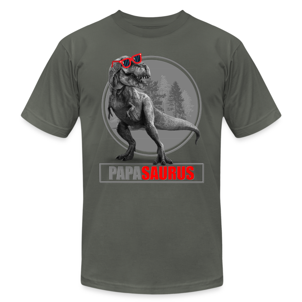 Papa Saurus Shirt, Daddy Shirt, Fathers Day Shirt, New Dad Shirt, Funny Dad Shirt, Gift For Father, Best Dad Shirt, Dada Shirt, Papa Shirt - asphalt
