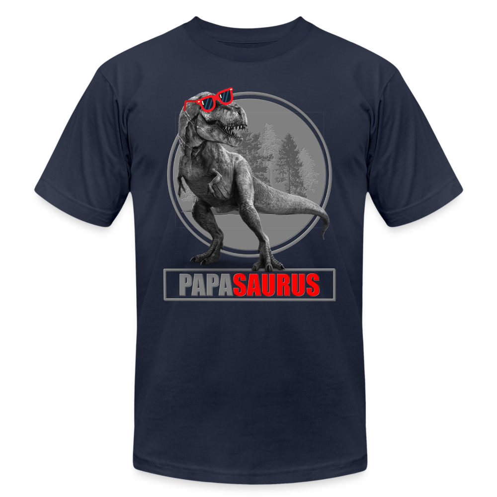 Papa Saurus Shirt, Daddy Shirt, Fathers Day Shirt, New Dad Shirt, Funny Dad Shirt, Gift For Father, Best Dad Shirt, Dada Shirt, Papa Shirt - navy