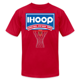 Basketball Shirt, Basketball Shirt SVG, IHOOP, Cross Over, Step Back, Shoot, Basketball Player, Basketball Mom, Basketball Dad, Basketball Clipart, Basketball PNG, IHOP - red