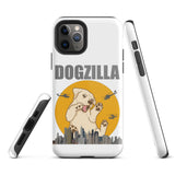 Dogzilla iPhone case, Dog Lover iPhone case, Funny Dog Lover iPhone case, Dog iPhone case, Helicopter, Dog Dad iPhone case, Dog Mom Shirt Tough iPhone case