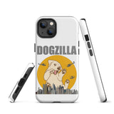 Dogzilla iPhone case, Dog Lover iPhone case, Funny Dog Lover iPhone case, Dog iPhone case, Helicopter, Dog Dad iPhone case, Dog Mom Shirt Tough iPhone case