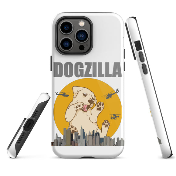 Dogzilla iPhone case, Dog Lover iPhone case, Funny Dog Lover iPhone case, Dog iPhone case, Helicopter, Dog Dad iPhone case, Dog Mom Shirt Tough iPhone case