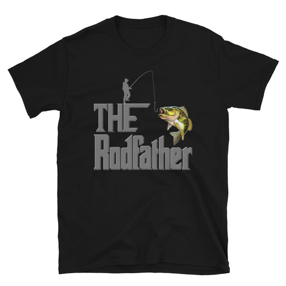 Funny Fishing, The Rodfather T-Shirt, Fishing Rod Shirt, Fishing Gift For Men, Dad Fishing Shirt, Father Day Shirt