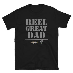 Reel Great Dad T-Shirt, Funny Fishing Shirt, Reel Cool Dad T-Shirt, Rod Father Shirt, Dad Shirt, Fathers Day Fishing Shirt