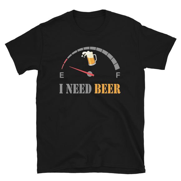 I Need Beer Shirt, Fuel Gauge Shirt, Beer Froth, Funny Beer Lovers, Beer Lovers Shirt, I Need Beer, Funny Drinking Shirt, Beer Shirt