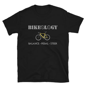 Bikeology Shirt, Cycling Riding Gift Idea, Bikeology, Balance Pedal Steer Bicycle Shirt, Funny Pun Joke Cycling, For Men Women