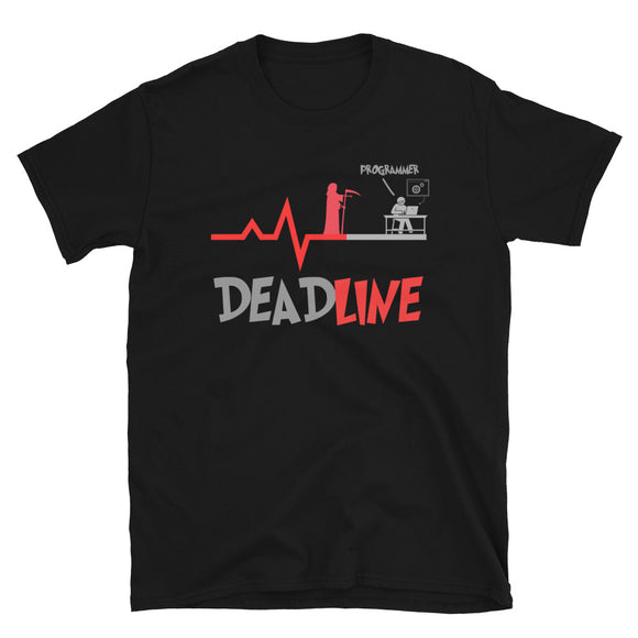 Deadline Programmer Shirt, Coder Shirt, Coding T Shirt, Funny Shirt, Grim Reaper Shirt, Computer Shirt, Developer t shirt