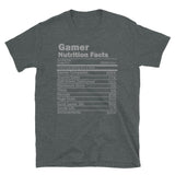 Gamer Nutrition Facts Video Game Shirt, Birthday Gift, Valentine Gift Gift For Gamer, Gamer Gift, Valentine's Day Gift, Gift For Him