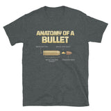 Gun Lover Gift, Anatomy Of A Pew Bullet Gun Shirt, Funny Bullet Gun, Gun Lover, Veteran Gift, Pew T-shirt,