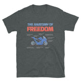 The Anatomy Of Freedom Shirt, Motorcycle Gift, Biker Lover Gift, Gift For Biker, Motor Cross, Motorcycle Anatomy