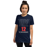 Problem Solving Math Teacher Shirt, Mathematics Shirt, Funny Joke Shirt, Answer Quote Lucky 12 Shirt, Mind Reading Sarcastic Cool