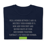 Problem Solving Math Teacher Shirt, Mathematics Shirt, Funny Joke Shirt, Answer Quote Lucky 7 Shirt, Mind Reading Sarcastic Cool