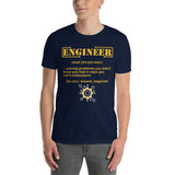 Engineer Definition Shirt, Dictionary Shirt, Funny Cool Shirt, Student Engineering Shirt, Engineer Lover Shirt, Mechanic Gift Idea, Birthday Gift