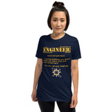 Engineer Definition Shirt, Dictionary Shirt, Funny Cool Shirt, Student Engineering Shirt, Engineer Lover Shirt, Mechanic Gift Idea, Birthday Gift