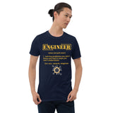 Engineer Definition Shirt, Dictionary Shirt, Funny Cool Shirt, Student Engineering Shirt, Engineer Lover Shirt, Mechanic Gift Idea, Birthday Gift