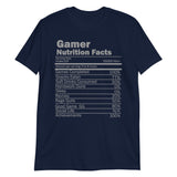 Gamer Nutrition Facts Video Game Shirt, Birthday Gift, Valentine Gift Gift For Gamer, Gamer Gift, Valentine's Day Gift, Gift For Him