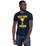 Father's Day Gift For Him Best Dad Award T Shirt Funny Number One Dad Award Shirt Fathers Day Dad Shirt Gift Funny Christmas Trophy Dad Gift